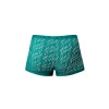Male Power Ripple Pouch Short Teal