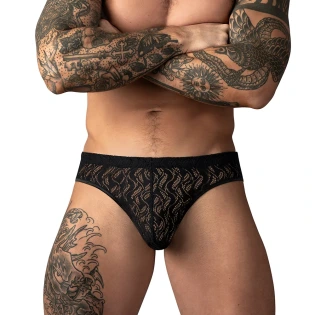 Male Power Ripple Moon Jock Black
