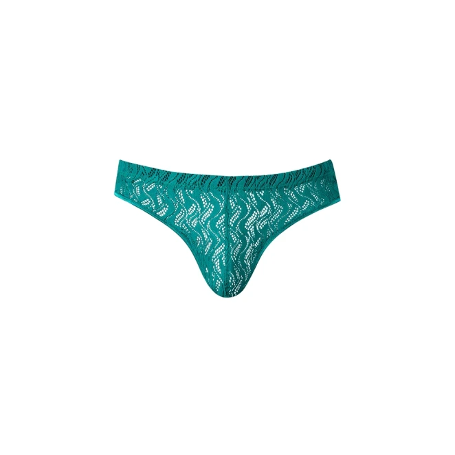 Male Power Ripple Moon Jock Teal