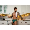 Male Power Ripple Moon Jock Teal