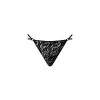 Male Power Ripple Micro V String Black