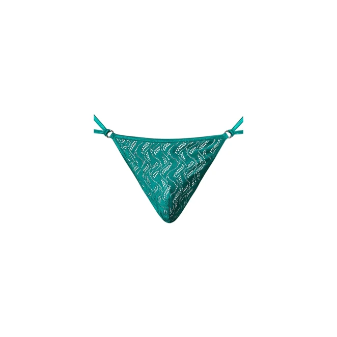 Male Power Ripple Micro V String Teal