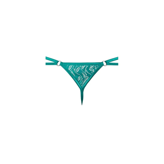 Male Power Ripple Micro V String Teal