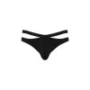 Male Power Eco Cozy Cutout Thong Black