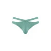 Male Power Eco Cozy Cutout Thong Green