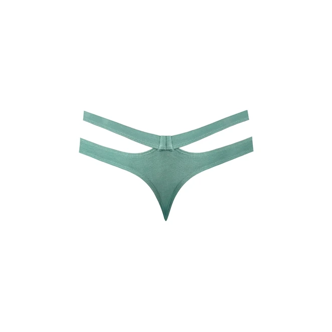 Male Power Eco Cozy Cutout Thong Green