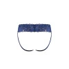 Male Power Sassy Lace Skirt Jock Navy