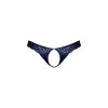 Male Power Sassy Lace Open Ring Thong Navy