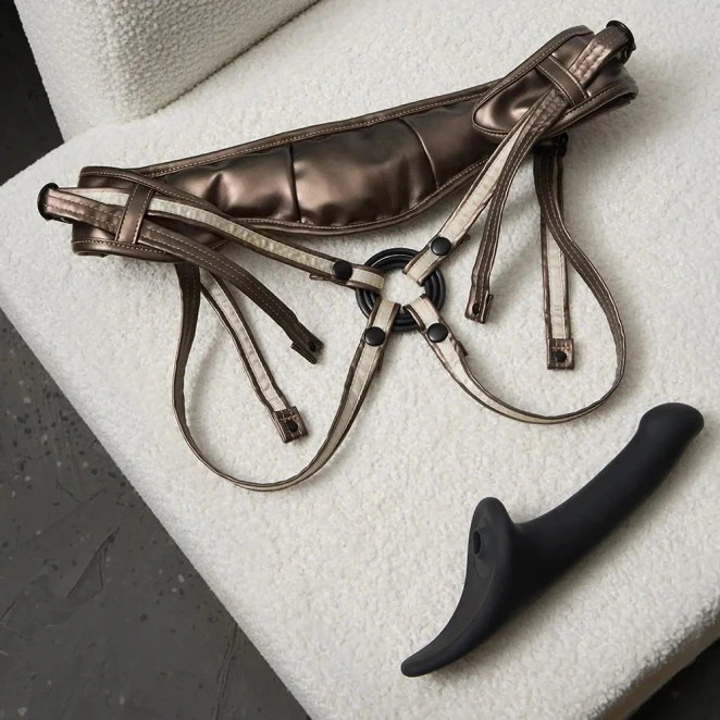 Strap-On-Me Desirous Leatherette Strap-On Harness