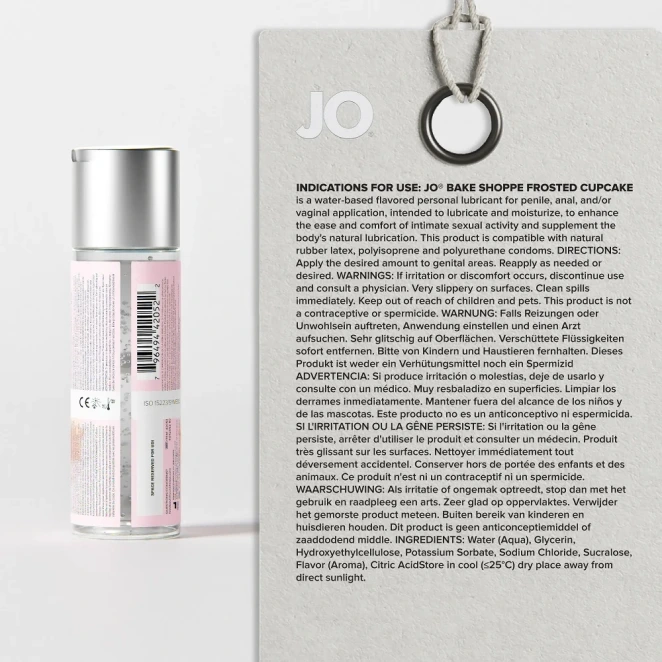 System JO Frosted Cupcake Flavored Lubricant 2 oz.