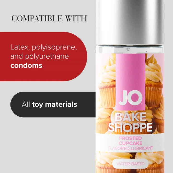 System JO Frosted Cupcake Flavored Lubricant 2 oz.