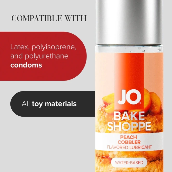 System JO Peach Cobbler Flavored Lubricant 2 oz.