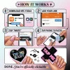 Neva Nude Tap Me Pink Heart Smart NFC Pasties
