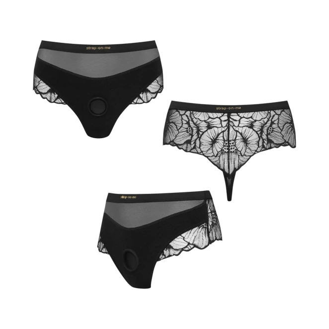 Strap-On-Me Sublime Black Strap-On Harness Panty