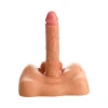 JOCK Studs Power Rod 7 Inch Silicone Thrusting & Vibrating Dildo with Remote Control