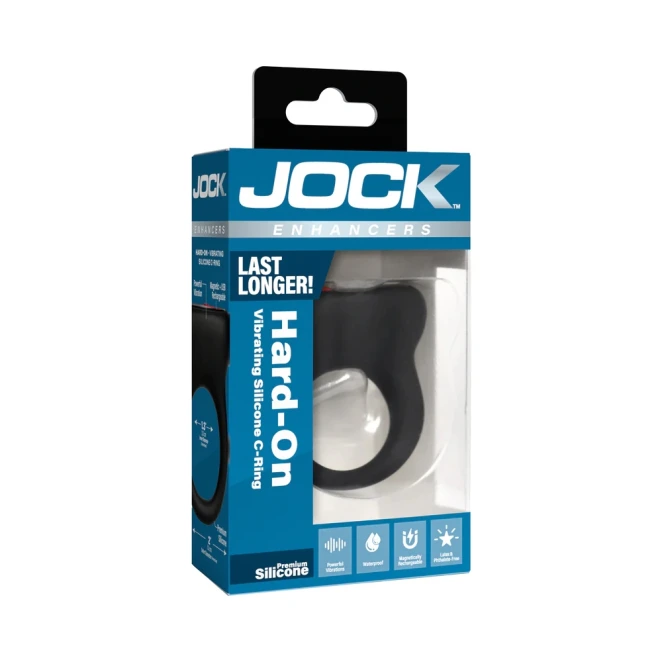 JOCK Enhancers Hard-On Vibrating Silicone Cock Ring