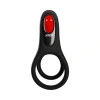 JOCK Enhancers Hard-On Vibrating Silicone Cock Ring with Clit Stimulator