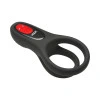 JOCK Enhancers Hard-On Vibrating Silicone Cock Ring with Clit Stimulator