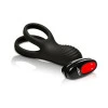JOCK Enhancers Hard-On Vibrating Silicone Cock Ring with Clit Stimulator