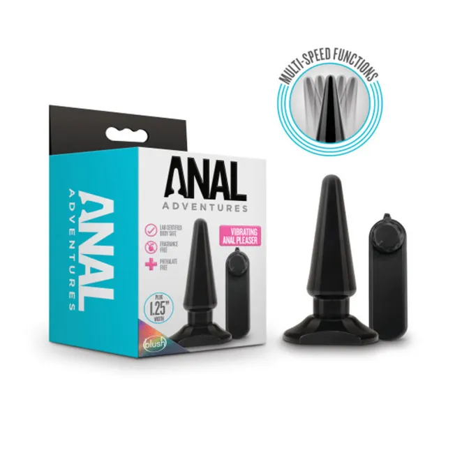 Anal Vibrating Butt Plug with Remote