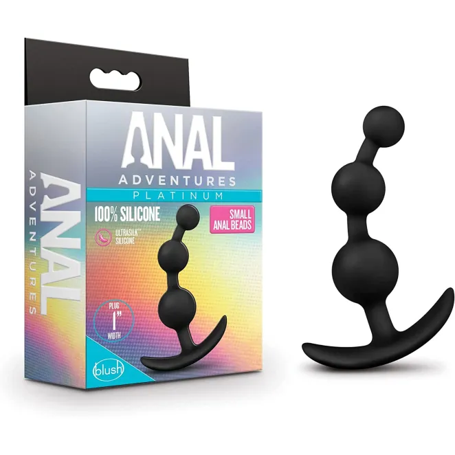 Anal Silicone Small Beaded Butt Plug