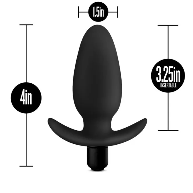 Anal Silicone Vibrating Saddle Butt Plug