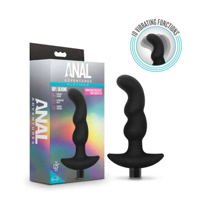 Anal Silicone Vibrating Prostate Massager