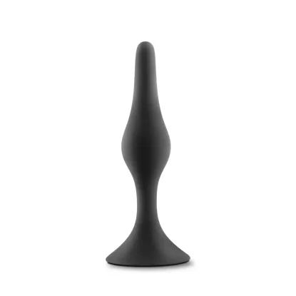 Anal Beginner Silicone Butt Plug Small Black