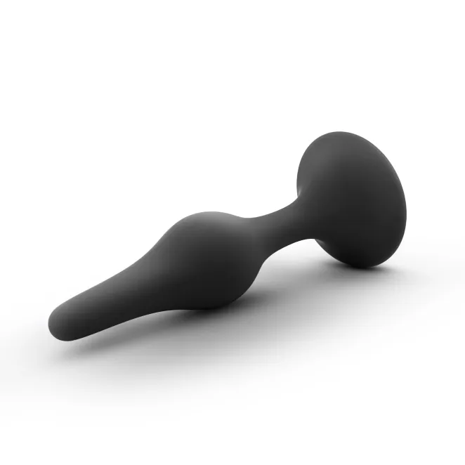 Anal Beginner Silicone Butt Plug Small Black