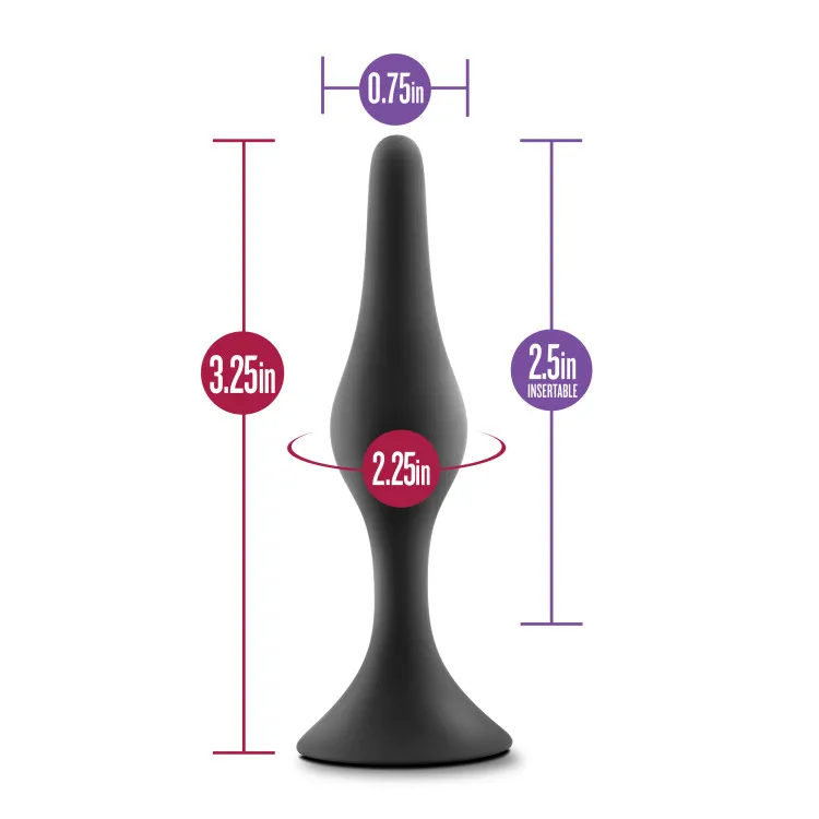 Anal Beginner Silicone Butt Plug Small Anal Beginner Silicone Butt Plug Small