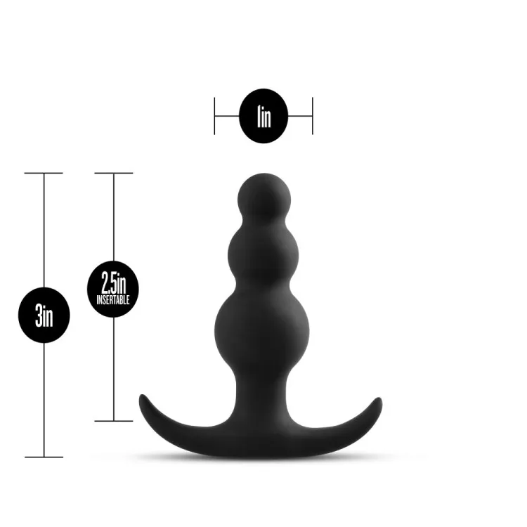 Anal Silicone Beaded Butt Plug Anal Silicone Beaded Butt Plug