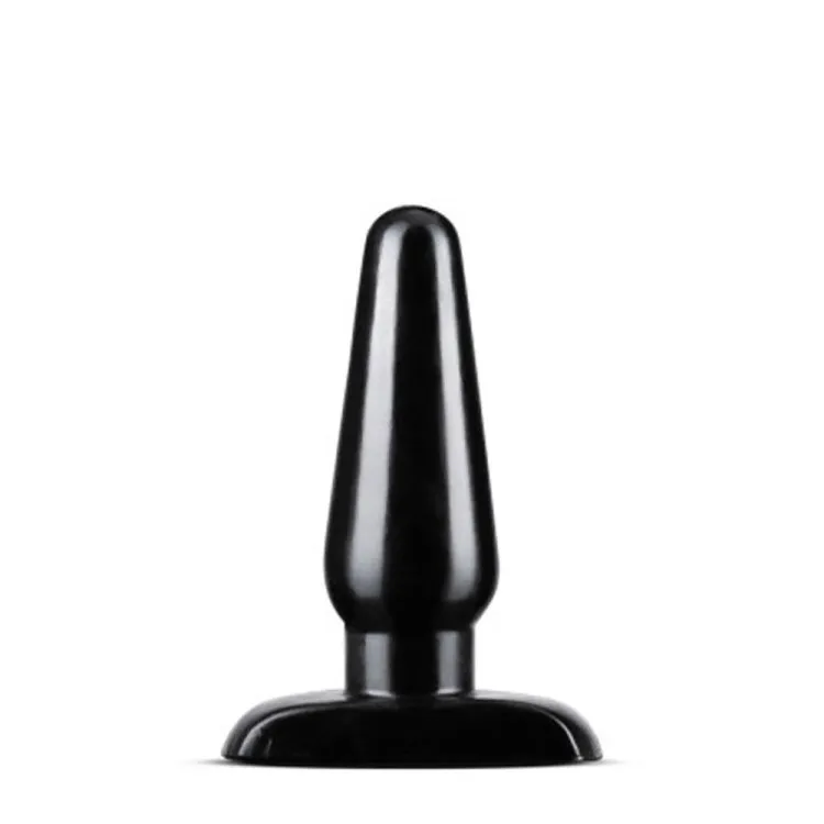 Anal Medium Butt Plug Black Anal Medium Butt Plug Black