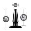 Anal Medium Butt Plug Black Anal Medium Butt Plug Black