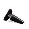 Anal Medium Butt Plug Black Anal Medium Butt Plug Black