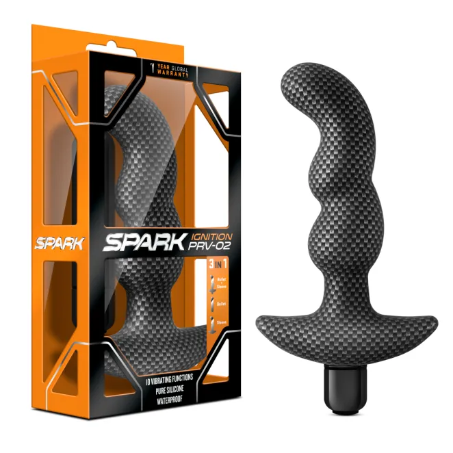 Spark Ignition 10 Function Silicone Anal Prostate Vibrator