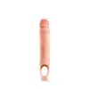 11.5 in. Silicone Cock Sheath Penis Extender Sling Beige