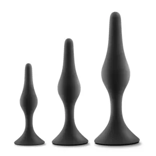 Anal Luxe Silicone Beginner Butt Plug Trainer Kit