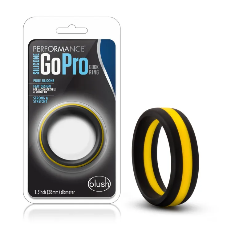 Silicone Cock Ring Gold Silicone Cock Ring Gold
