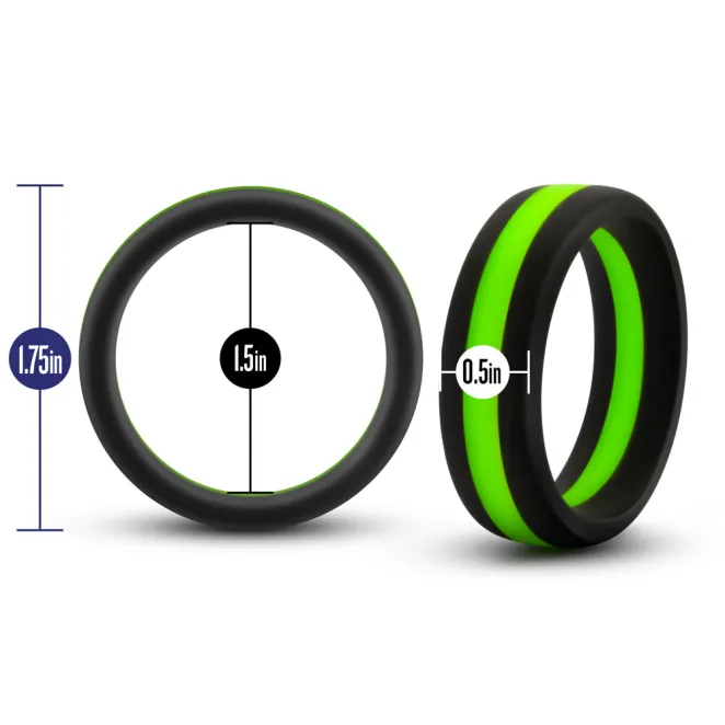 Silicone Cock Ring Green