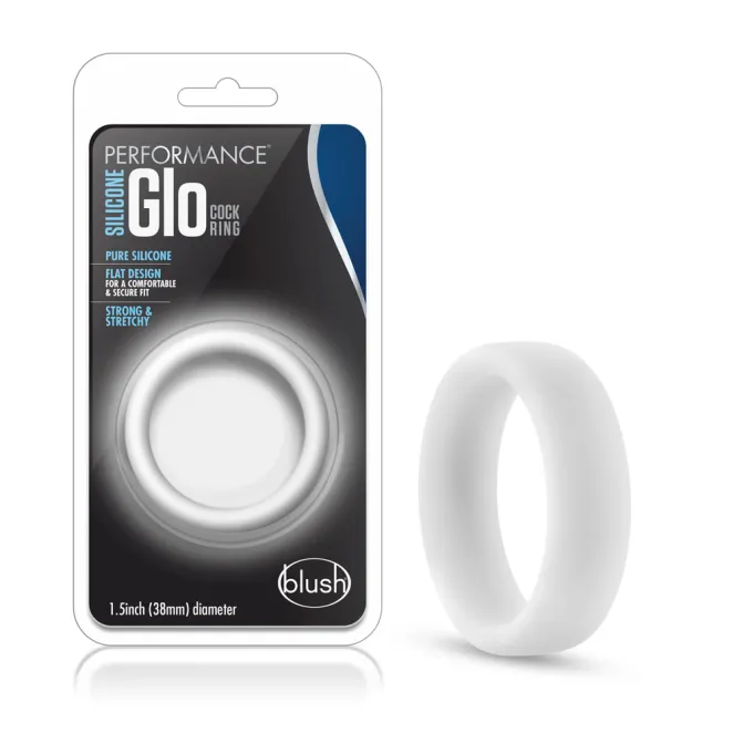Silicone Cock Ring White G.I.T.D.