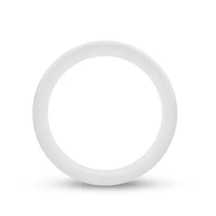 Silicone Cock Ring White G.I.T.D.