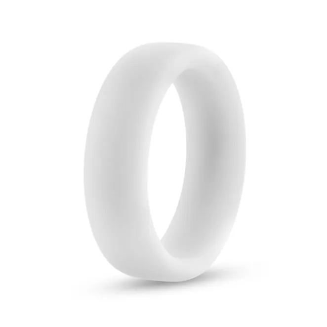Silicone Cock Ring White G.I.T.D.