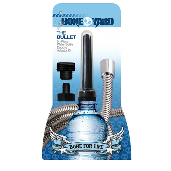 On-the-Go Silicone Douche Kit with Water Bottle Adapters