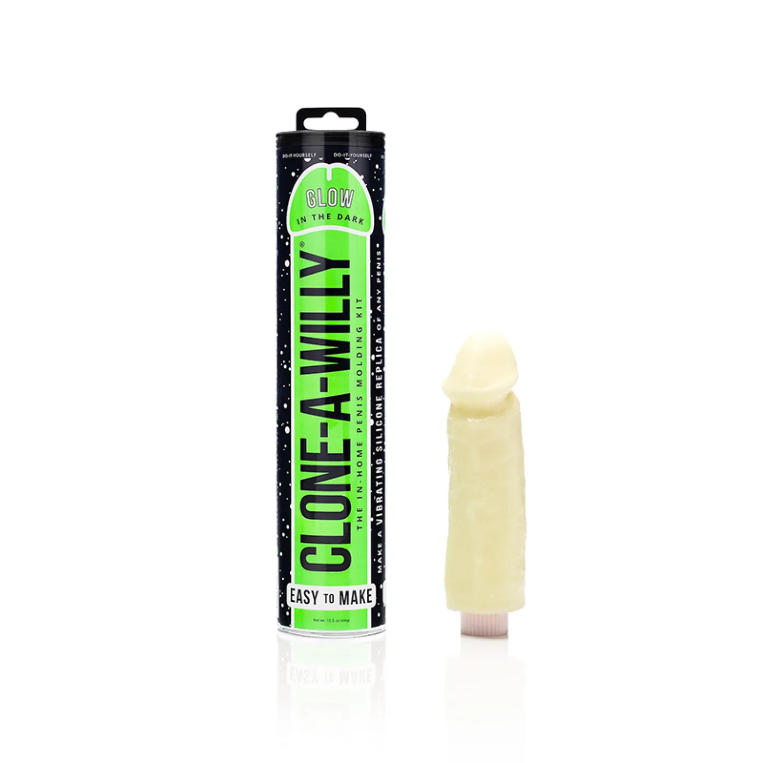 Clone-A-Willy DIY Vibrating Dildo Kit GITD Green