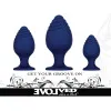 Anal Trainer Set 3-Piece Silicone Blue Anal Trainer Set 3-Piece Silicone Blue