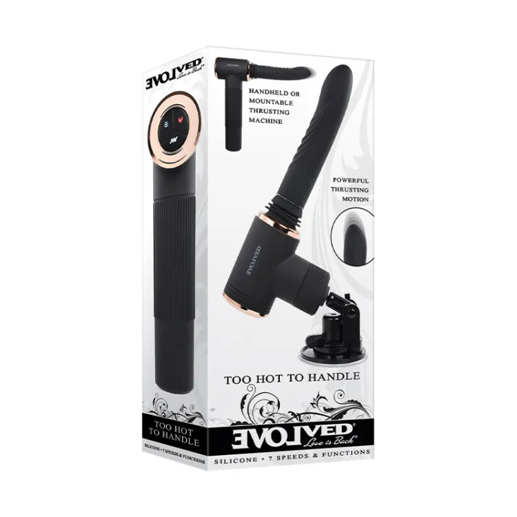 Thrusting & Heating Silicone Sex Machine