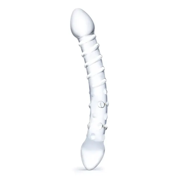 10 in. Double Sided Glass Dildo