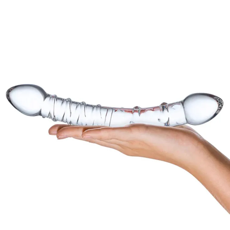 10 in. Double Sided Glass Dildo