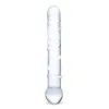7 in. Glas Callisto Clear Glass Dildo