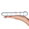 7 in. Glas Callisto Clear Glass Dildo